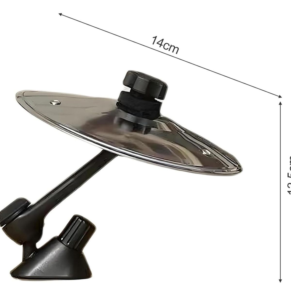 ATURE - Pack 2 Chapas Platillos Mini Para Rejilla De Aire Del Coche