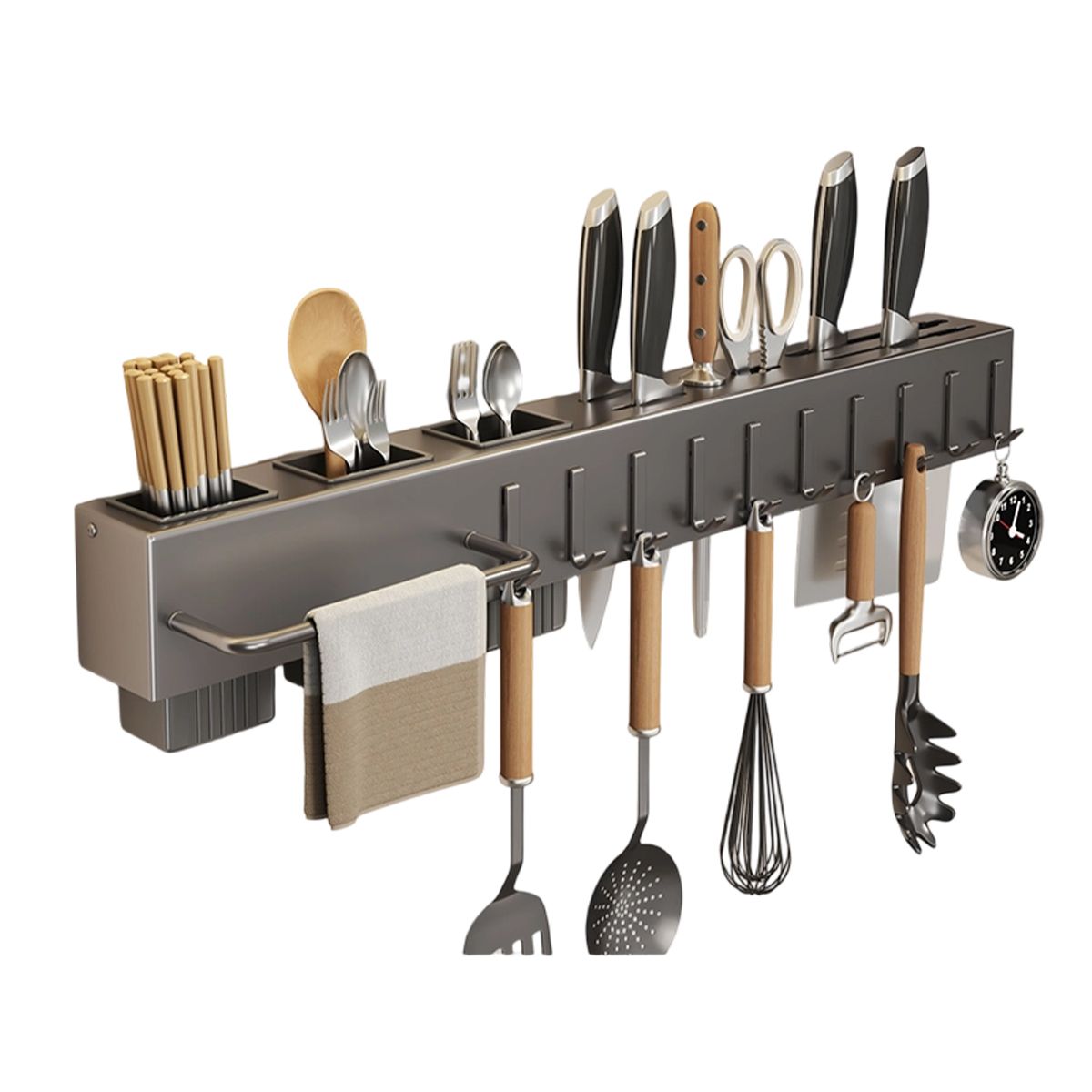 ATURE - Estante Cocina Sin Taladro Organizador Pared Colgante 60cm