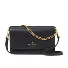 KATE SPADE - Cartera Madison Saffiano Leather Negra