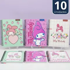 PROARTE - Pack 10 Cuadernos Universitarios My Melody 100 Hojas Diseños Surtidos