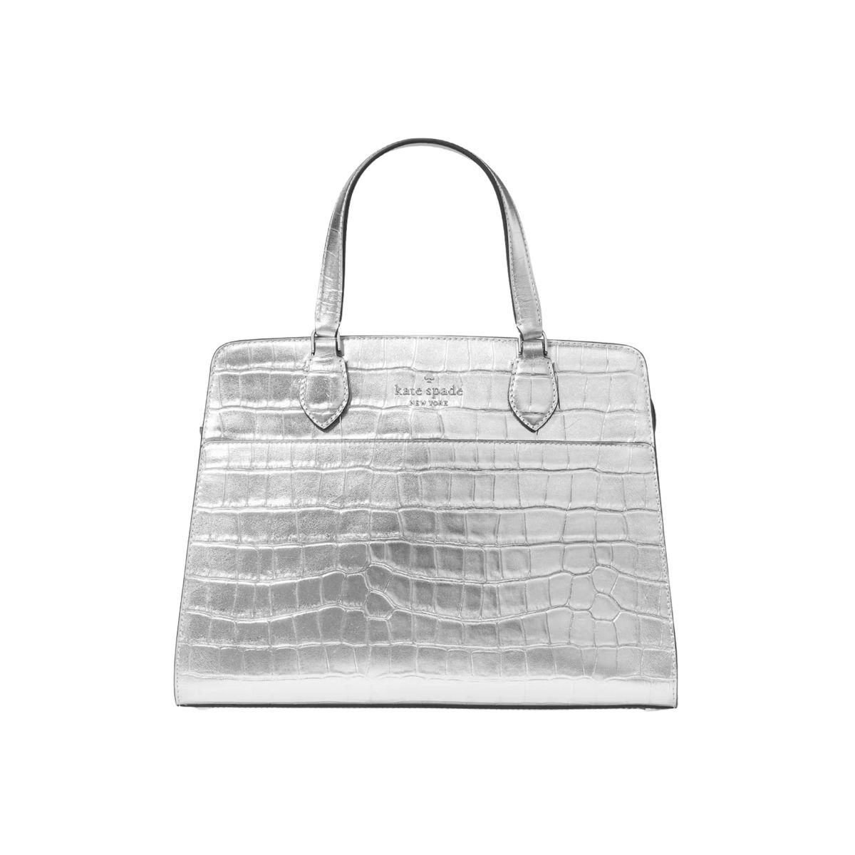 KATE SPADE - Cartera Kate Spade Madison Metallic Croc Embossed Mediana