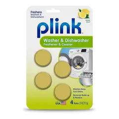 GENERICO - Plink Pastillas Limpieza Para Lavadora Y Lavavajillas 4 Un