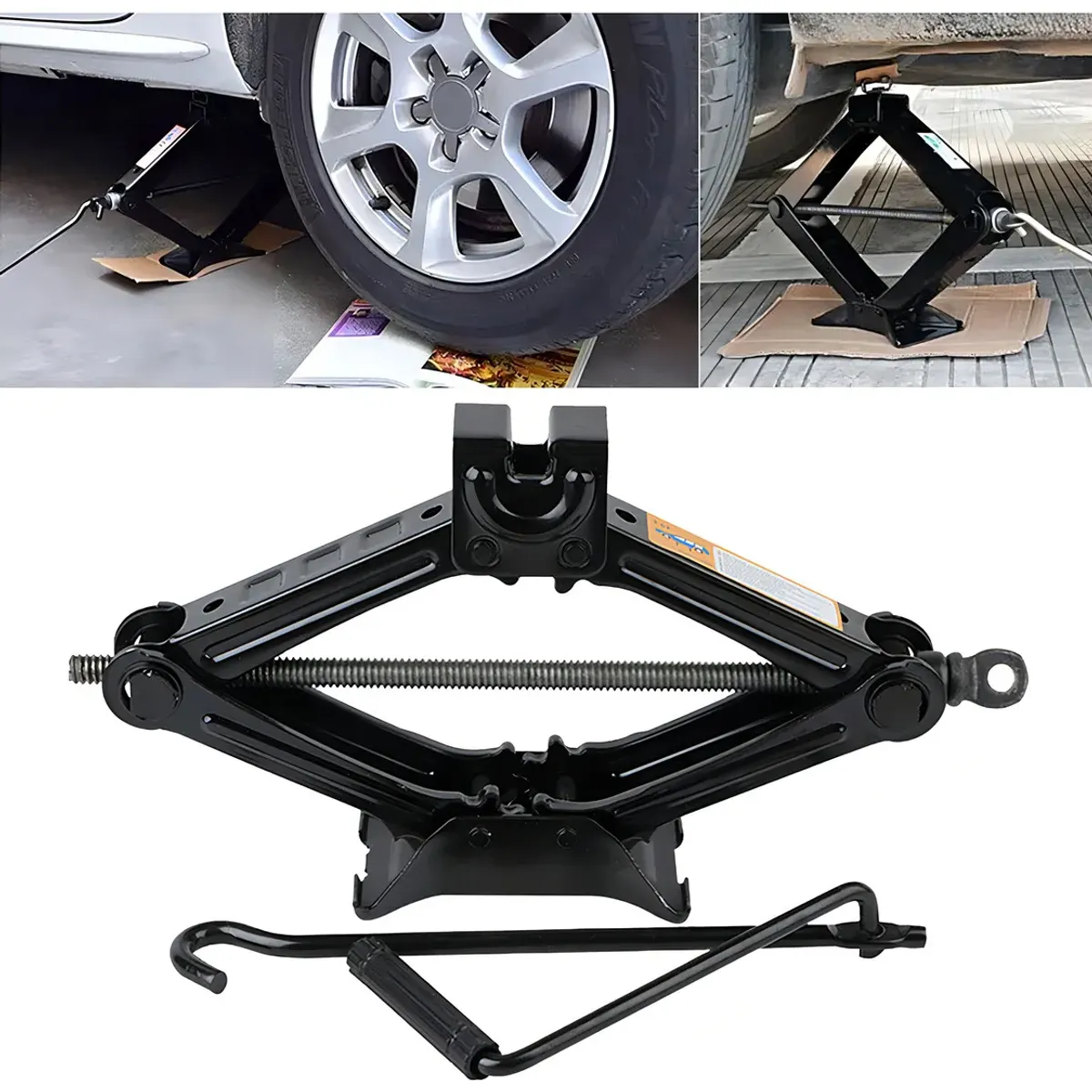 GENERICO - Gata Tijera 1.5 Toneladas Para Auto Y Camioneta