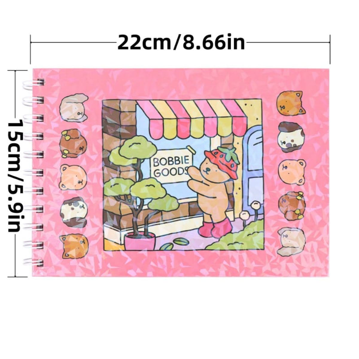 GENERICO - Libro Para Colorear Bobbie Goods Tapa Rosada