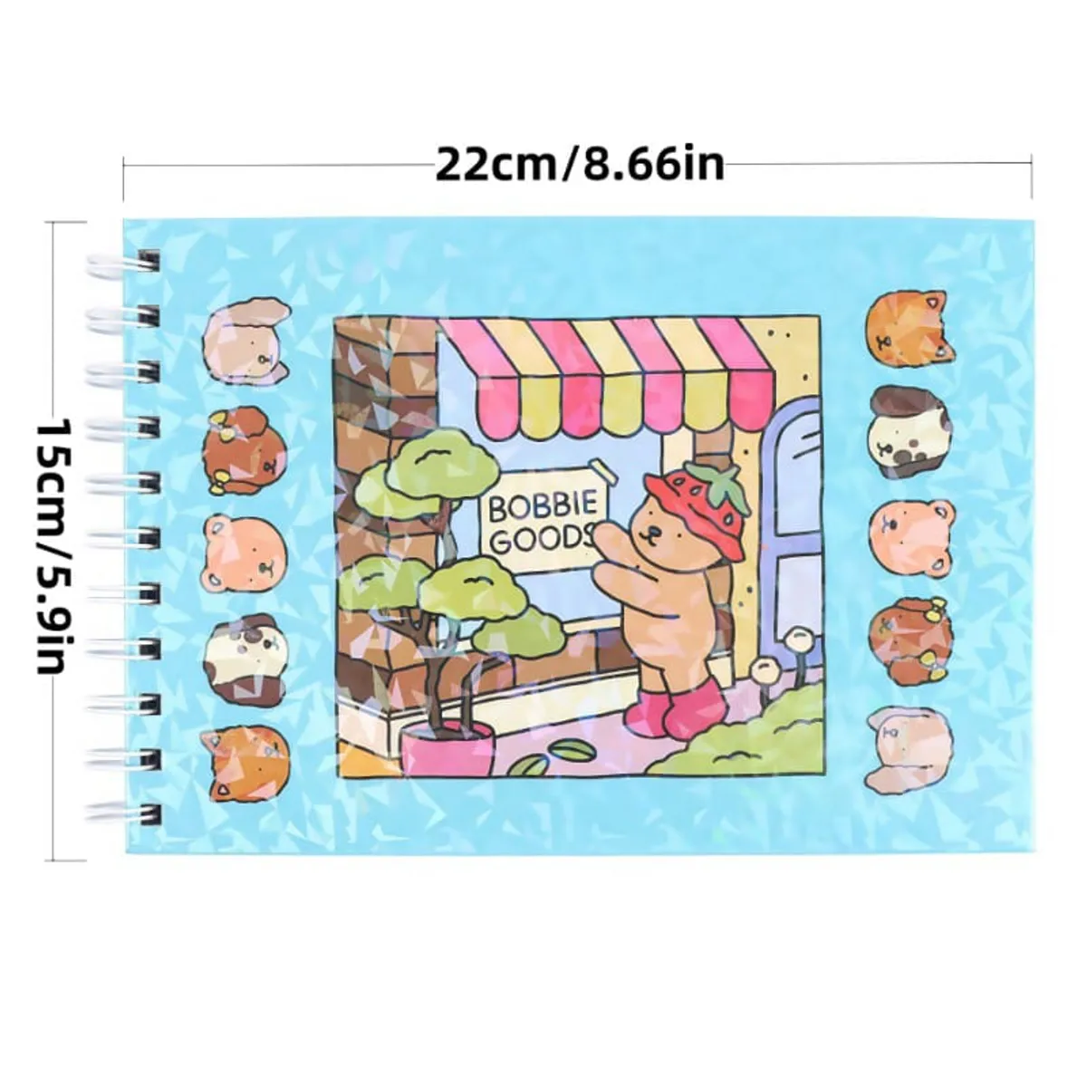 GENERICO - Libro Para Colorear Bobbie Goods Tapa Celeste