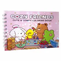 GENERICO - Libro Para Colorear Tipo Bobbie Goods Cozy Friends