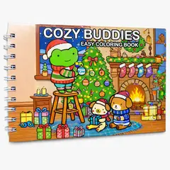 GENERICO - Libro Para Colorear Tipo Bobbie Goods Cozy Buddies