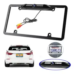 EVERSO - Cámara Retroceso Auto Placa De Matrícula Hd Visión Nocturna