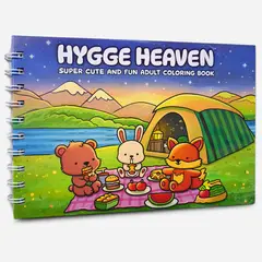 GENERICO - Libro Para Colorear Tipo Bobbie Goods Hygge Heaven