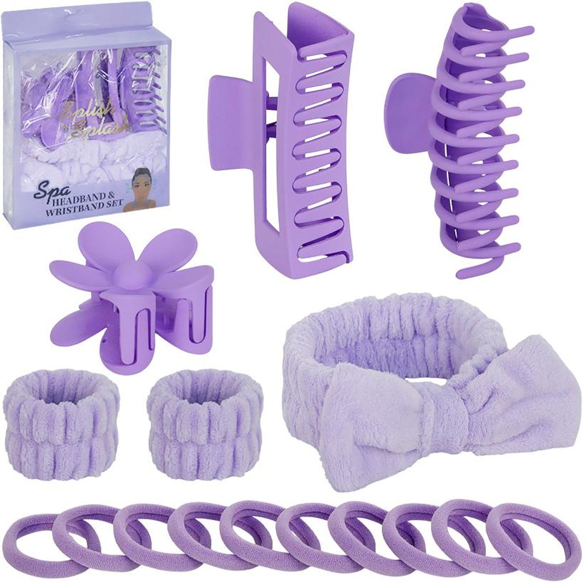 GENERICO - Set Premium Set Regalo Spa  Kit Cuidado Personal Lila