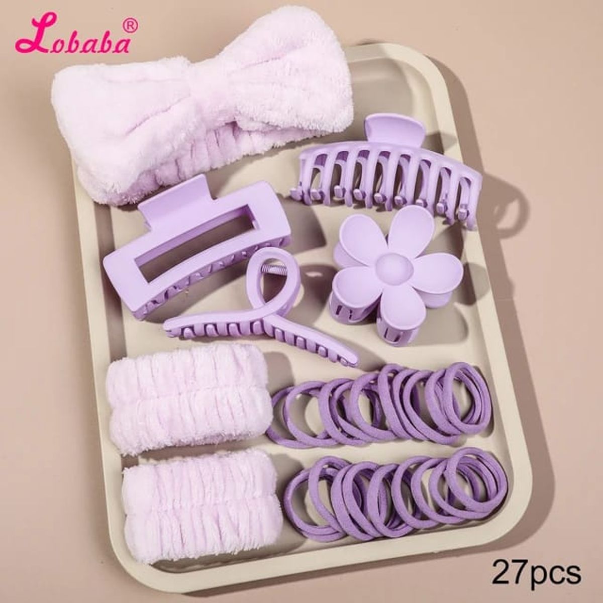 GENERICO - Set Premium Set Regalo Spa  Kit Cuidado Personal Lila