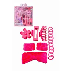GENERICO - Set Premium Set Regalo Spa Kit Cuidado Personal Fucsia
