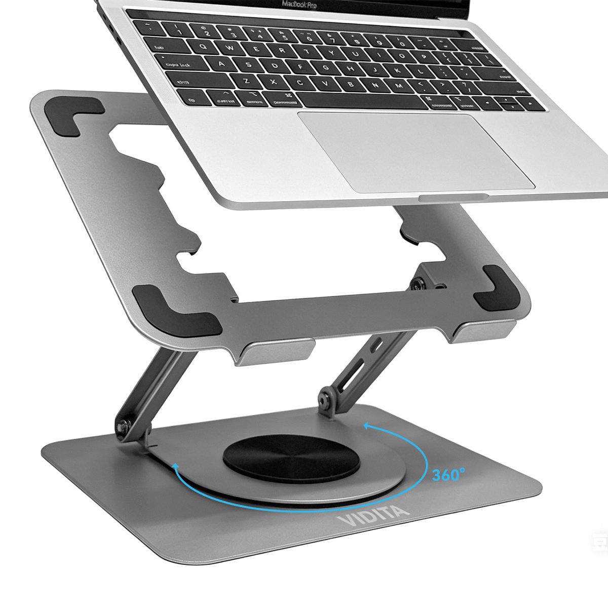 VIDITA - Soporte Plegable Notebook Ergonómico Rotación 360° Ventilación