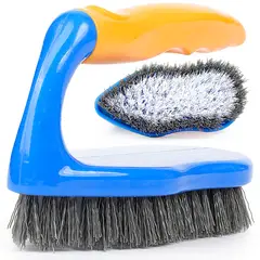 AILEDA - Cepillo Para Aseo Cepillo De Mano Cepillo Para Limpiar Escobilla Cepillo Mano Para Lavar Fibra Suave Azul