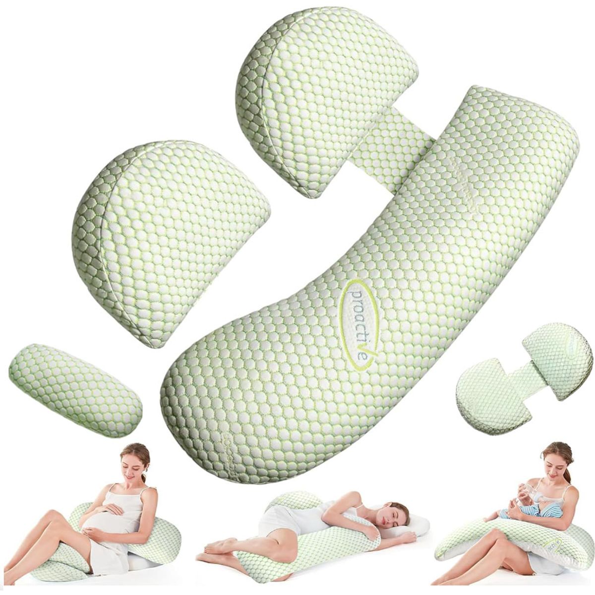 EVERSO - 4 En 1 Cojin Maternal Lactancia Almohada Embarazo Multiusos