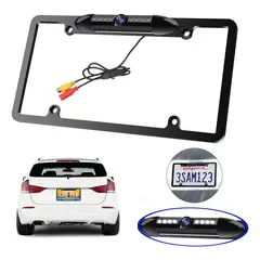 EVERSO - Cámara Retroceso Auto Placa De Matrícula Hd Visión Nocturna