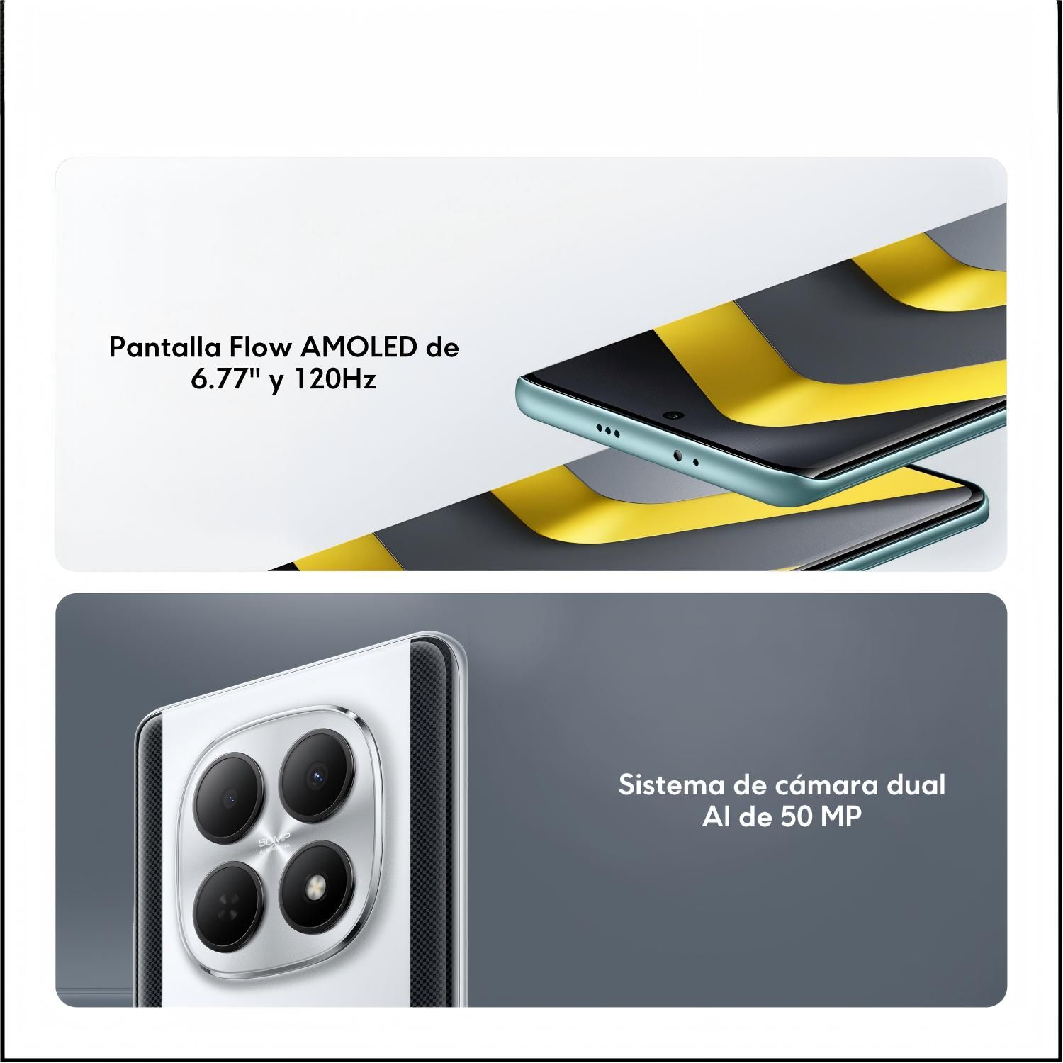 XIAOMI POCO M8 5G Plata 8GB + 256GB | Falabella Chile
