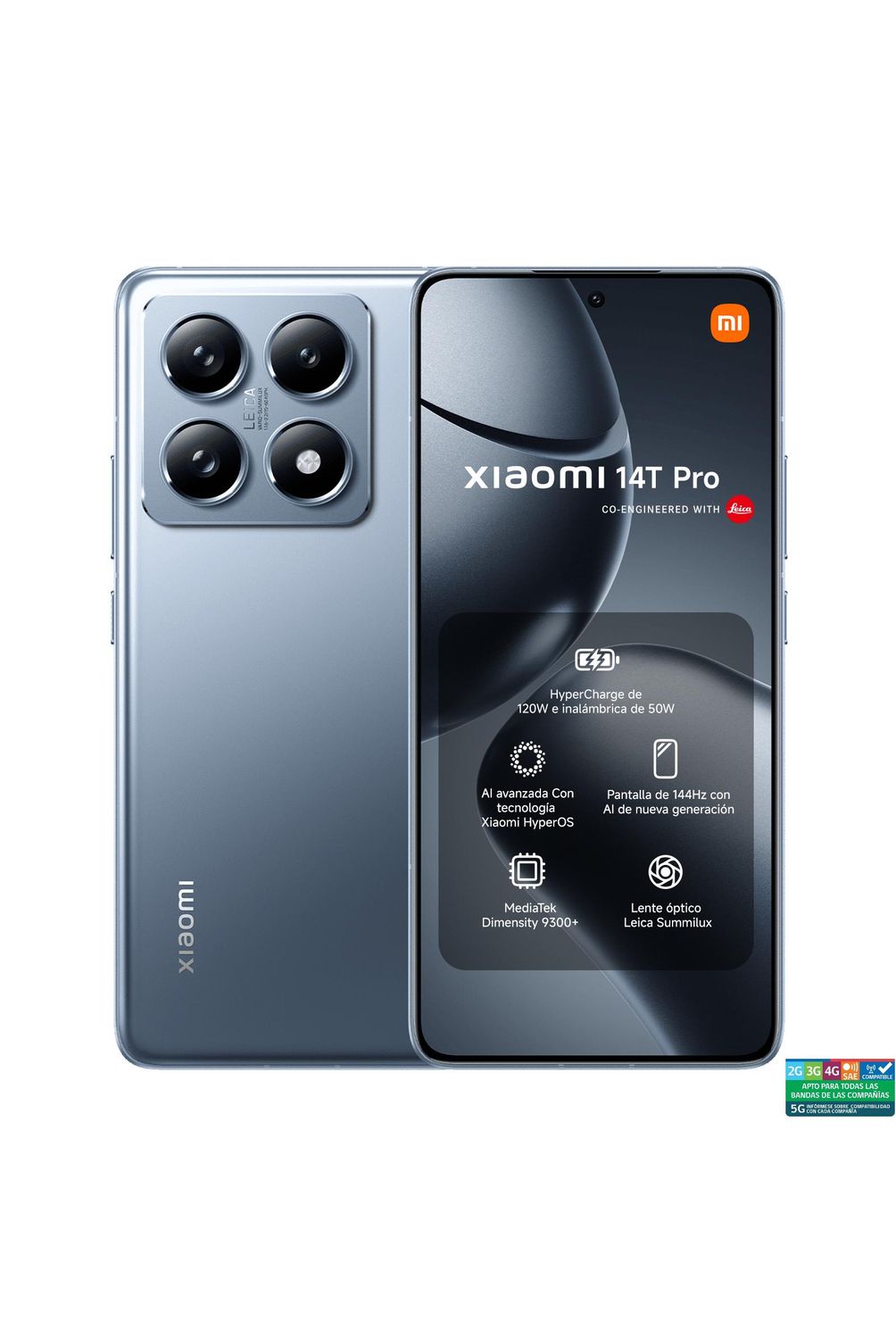 XIAOMI Xiaomi 14T Pro Azul 12 GB + 512 GB | Falabella Chile