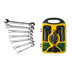 GENERICO - Juego De Llaves Punta De Corona Con Chicharra 7 Piezas