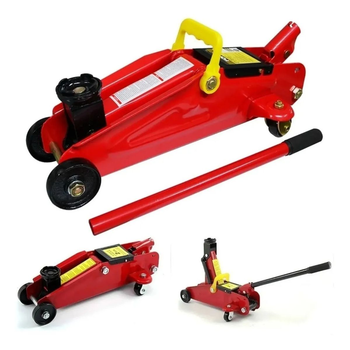 GENERICO - Gata Hidráulica Tipo Caiman 2 Toneladas Neumática Auto