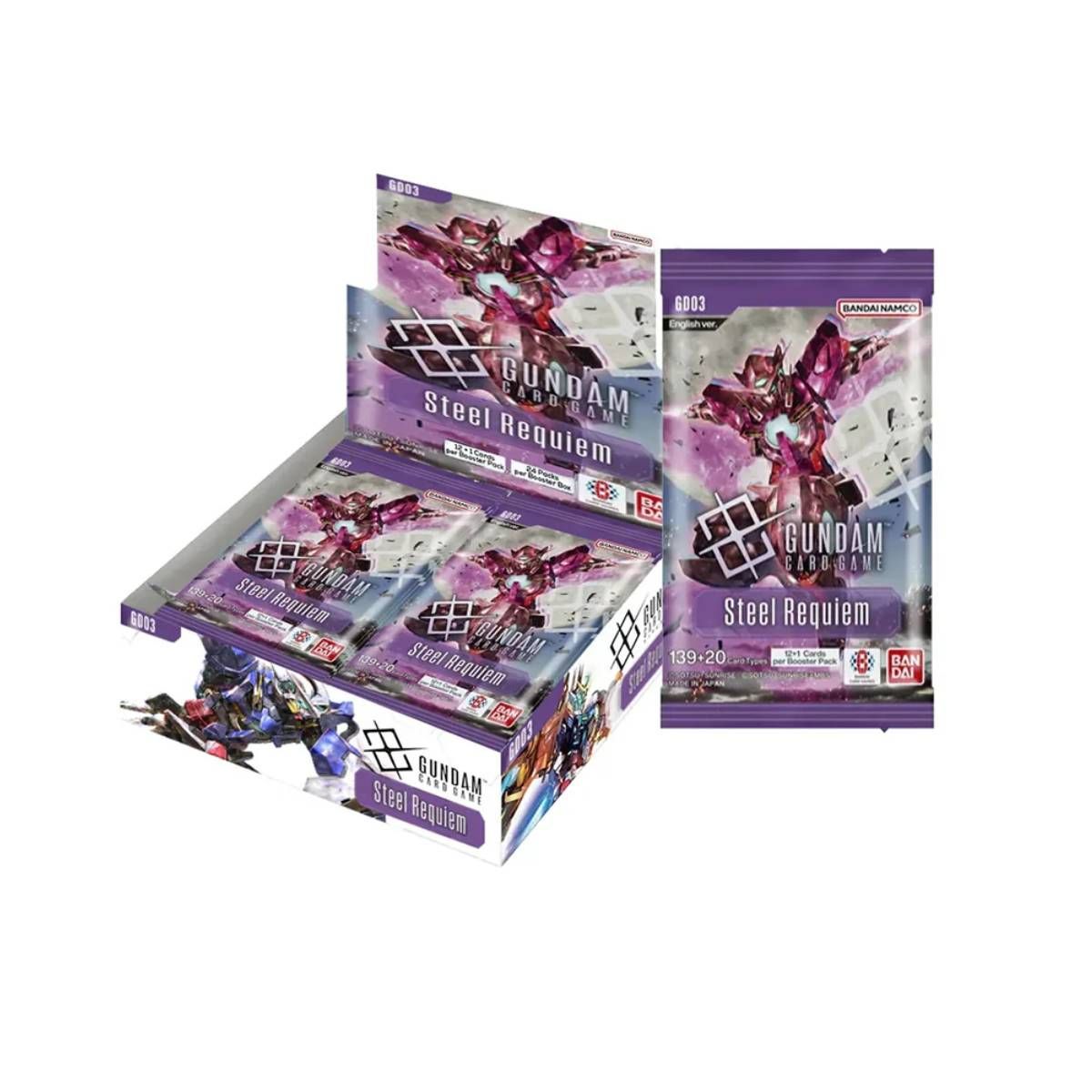 BANDAI - Gundam CG: Booster GD03 Steel Requiem