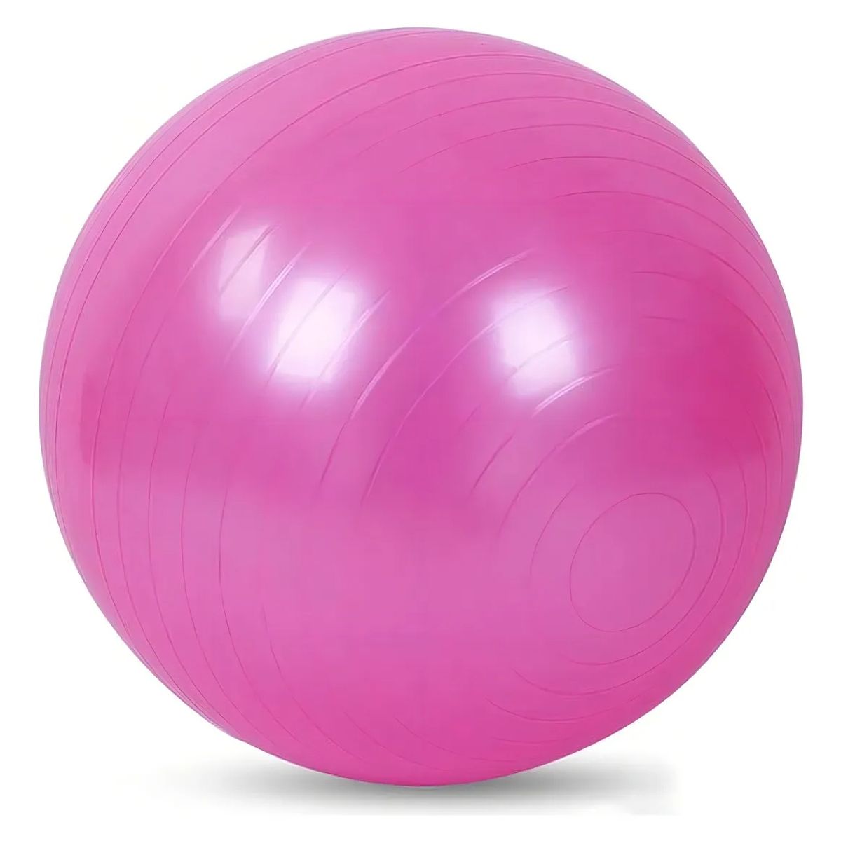 GENERICO - Balon 75 Cm Pilates Yoga + Inflador Pelotas Color Rosado