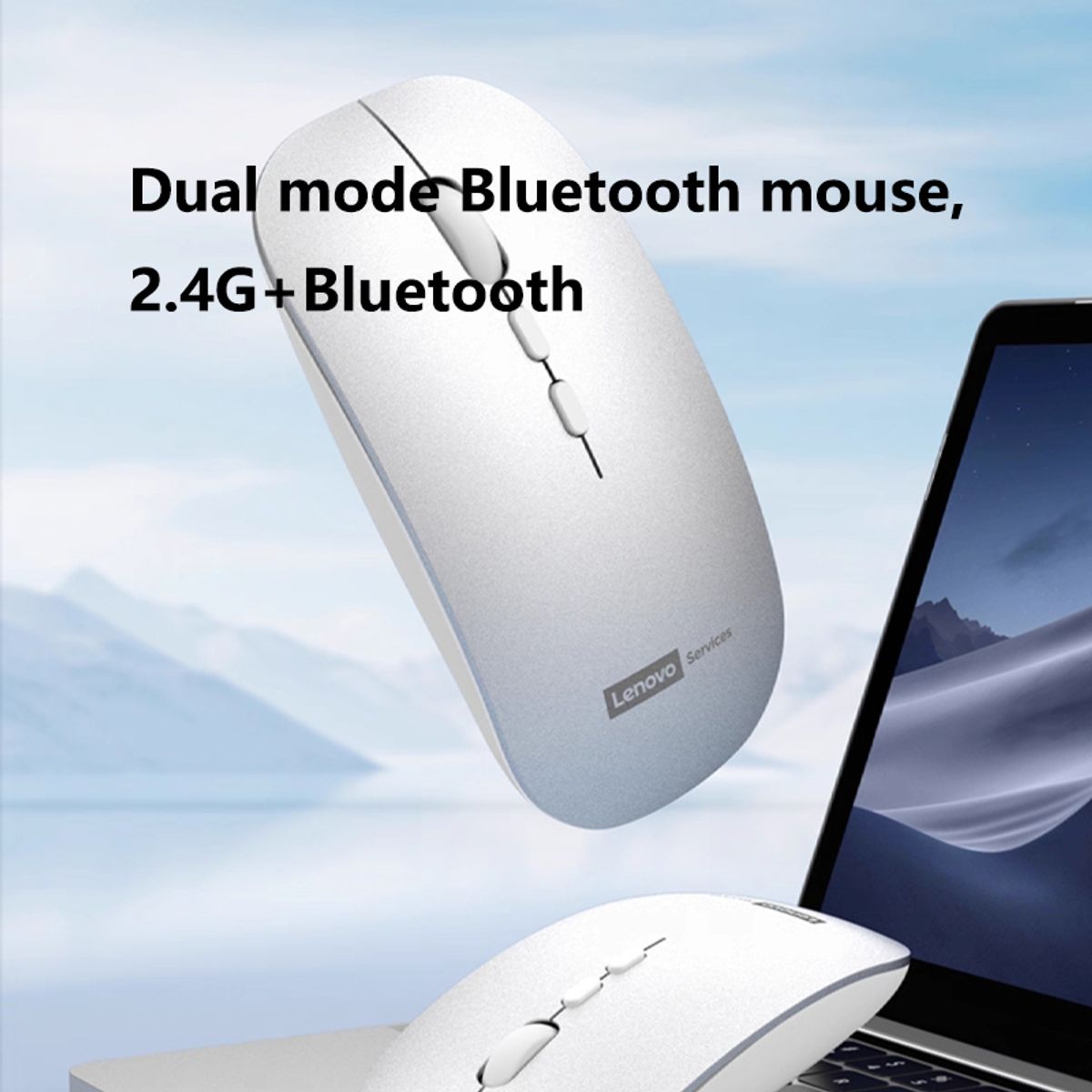 LENOVO - Mouse Gamer Inalambrico Lenovo M241 Ratón Blanco