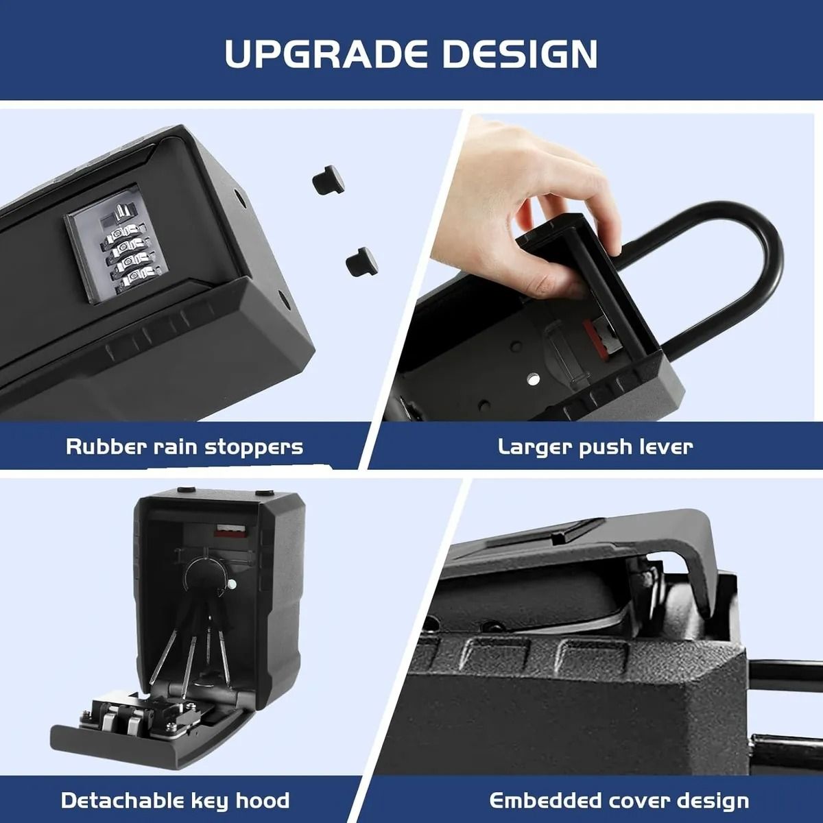 EVERSO - Caja Seguridad Para Llaves Con Clave