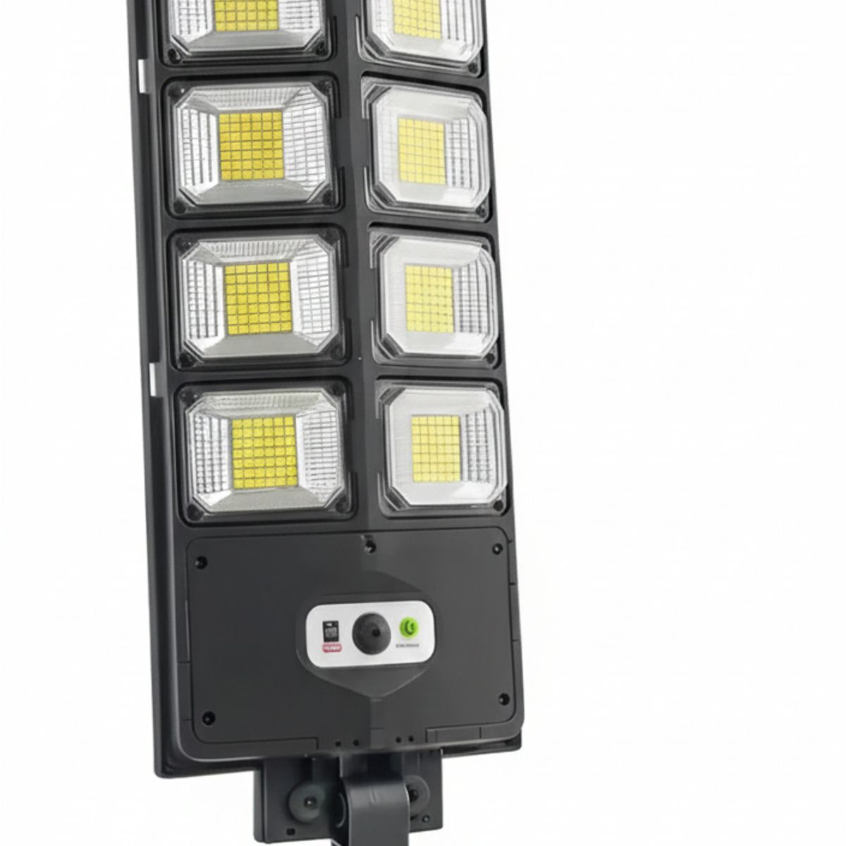 GENERICO - Foco LED Solar Exterior 400W con Sensor de Movimiento Control Remoto y Luz Blanca