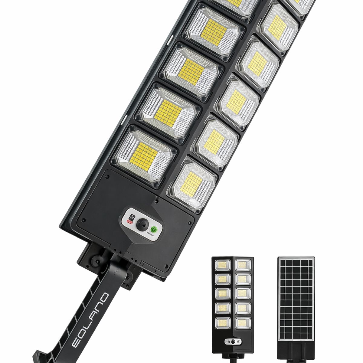 GENERICO - Foco LED Solar Exterior 400W con Sensor de Movimiento Control Remoto y Luz Blanca