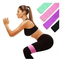 GENERICO - Set Bandas Elásticas Resistencia 11-32kg 4 Piezas Antideslizante