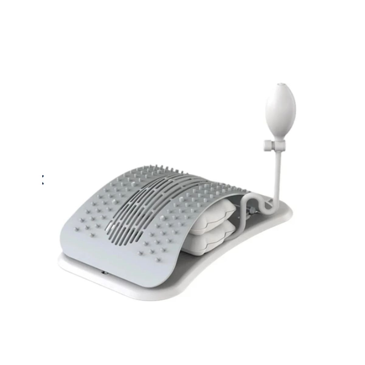 GENERICO - Masajeador De Espalda Soporte Lumbar Ergonómico Alivio Color Gris