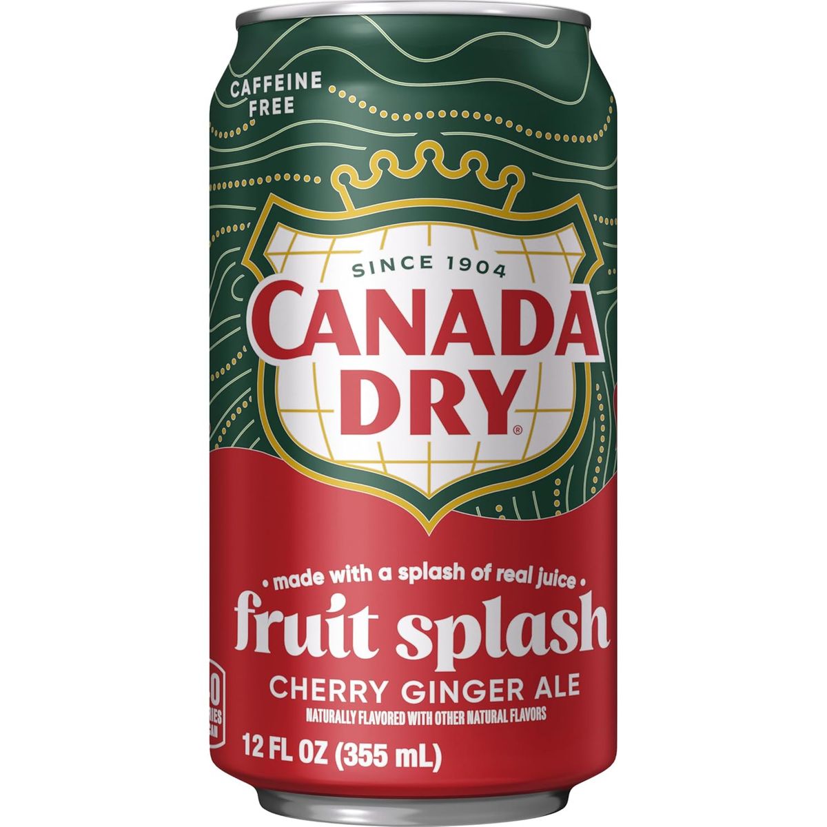 CANADA DRY - Bebidas Fruit Splash Ginger Ale Canada Dry 12 un x 355 ml Kiosclub