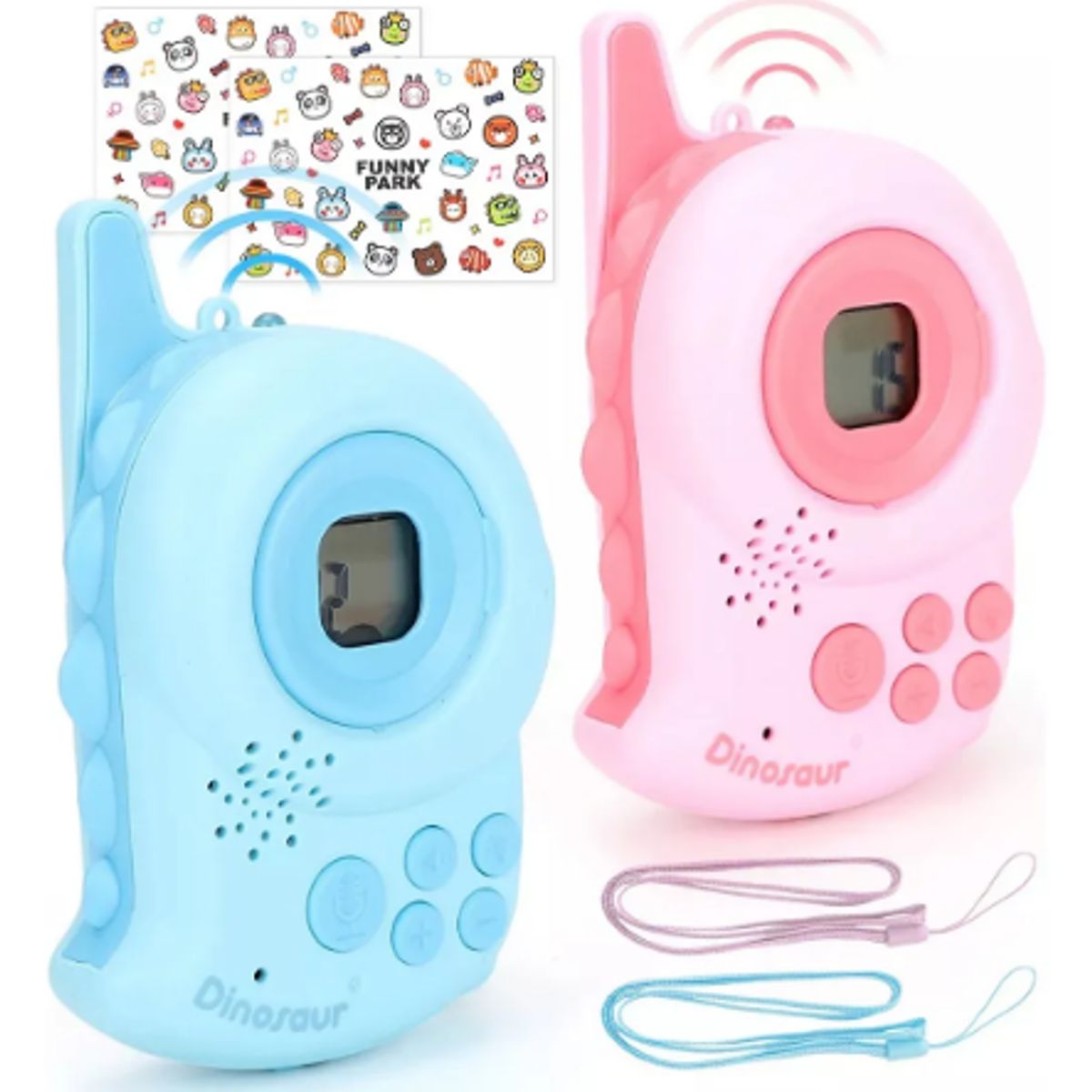 GENERICO - Walkie Talkie Niños Dinosaurio Kids Intercom 2 Colores