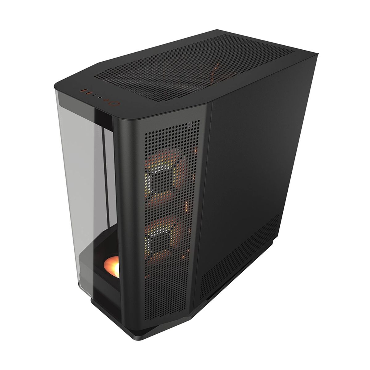 COUGAR - Gabinete Cougar FV270 RGB, Mid Tower, Color Negro