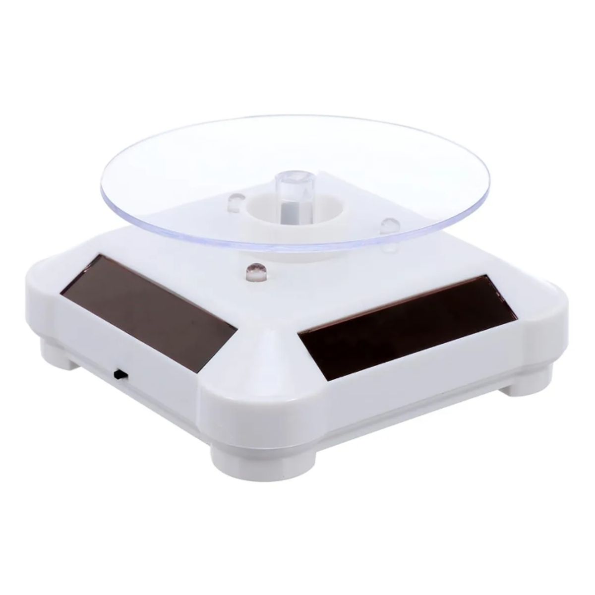 GENERICO - Exhibidor Mostrador De Joyas Giratorio 360° Panel Solar