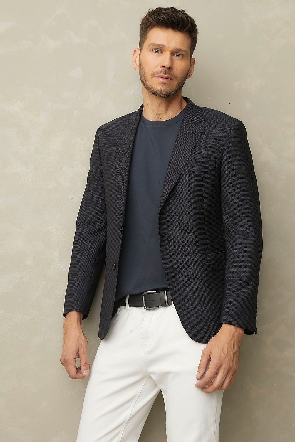 WOLF&HANK - Chaqueta Formal Hombre Wolf&Hank Lana Slim Fit