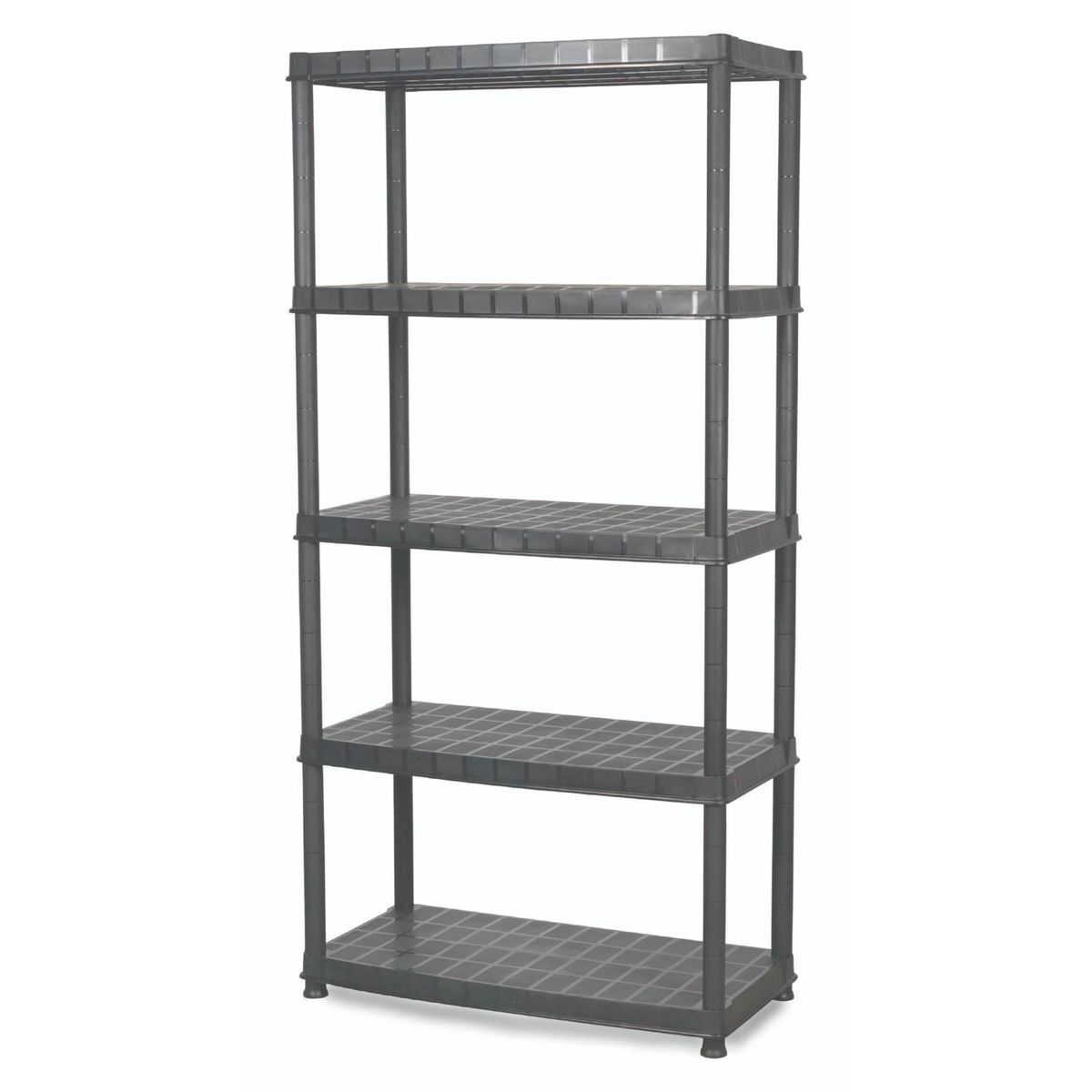 RAM - Estante Repisa Rack Plástico 5 niveles 185x45,5x91cm Deluxe