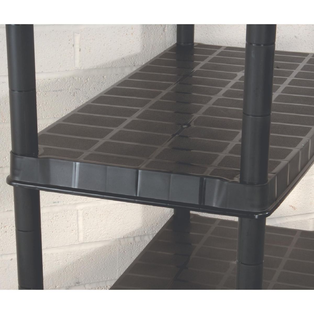 RAM - Estante Repisa Rack Plástico 5 niveles 185x45,5x91cm Deluxe