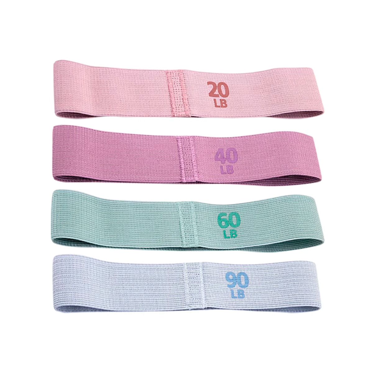 SDFIT - Bandas de Gluteos Tela Soft Set 4x Resistencias