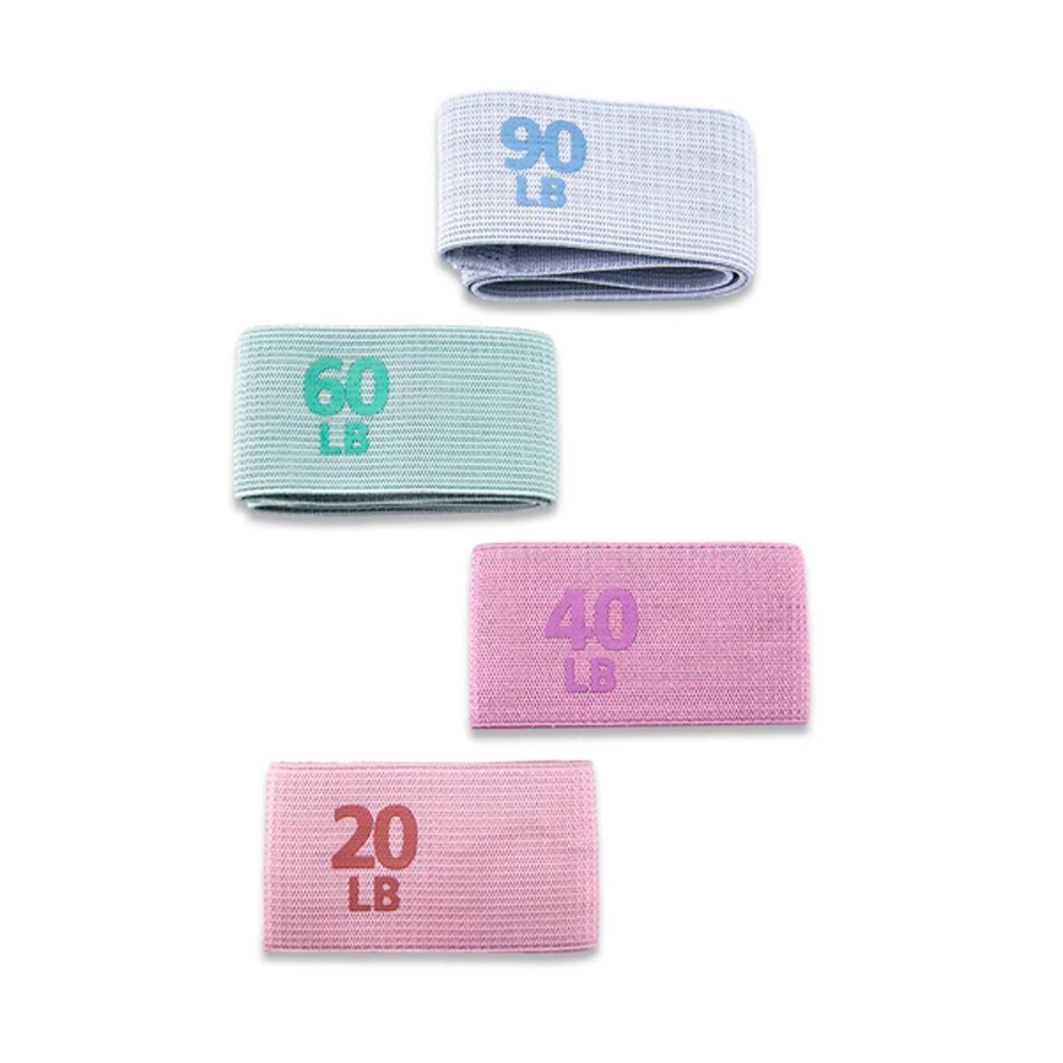 SDFIT - Bandas de Gluteos Tela Soft Set 4x Resistencias