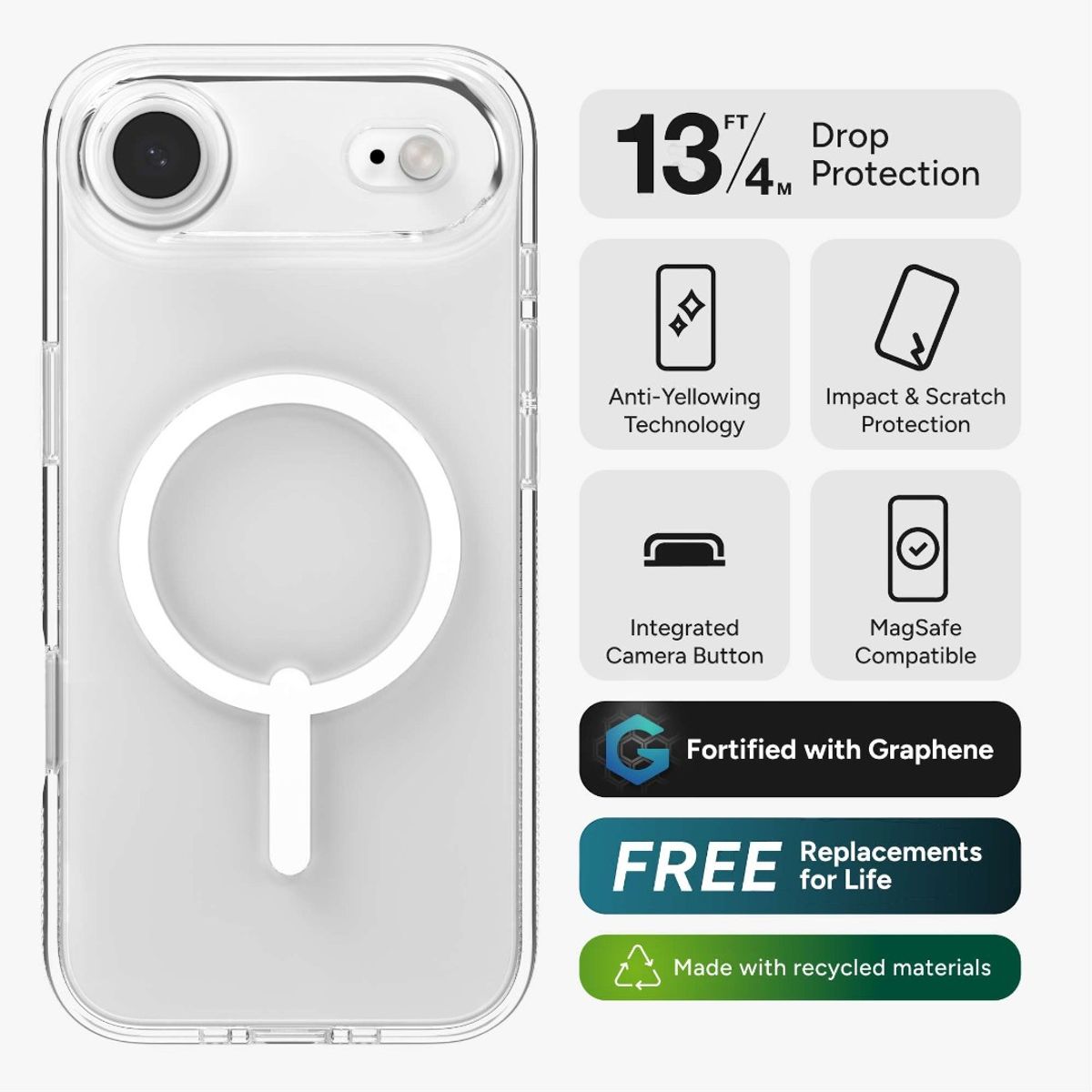 GENERICO - Carcasa Gear4 Crystal Palace Para iPhone 17 Air