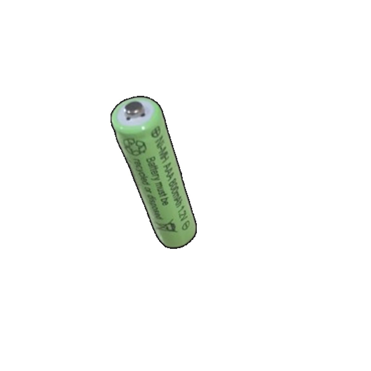 GENERICO - Pack 2 pilas recargable 1.2V AAA 800 mha verde NI-MH