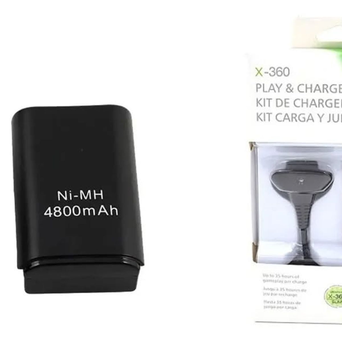 GENERICO - Kit de carga Xbox 360