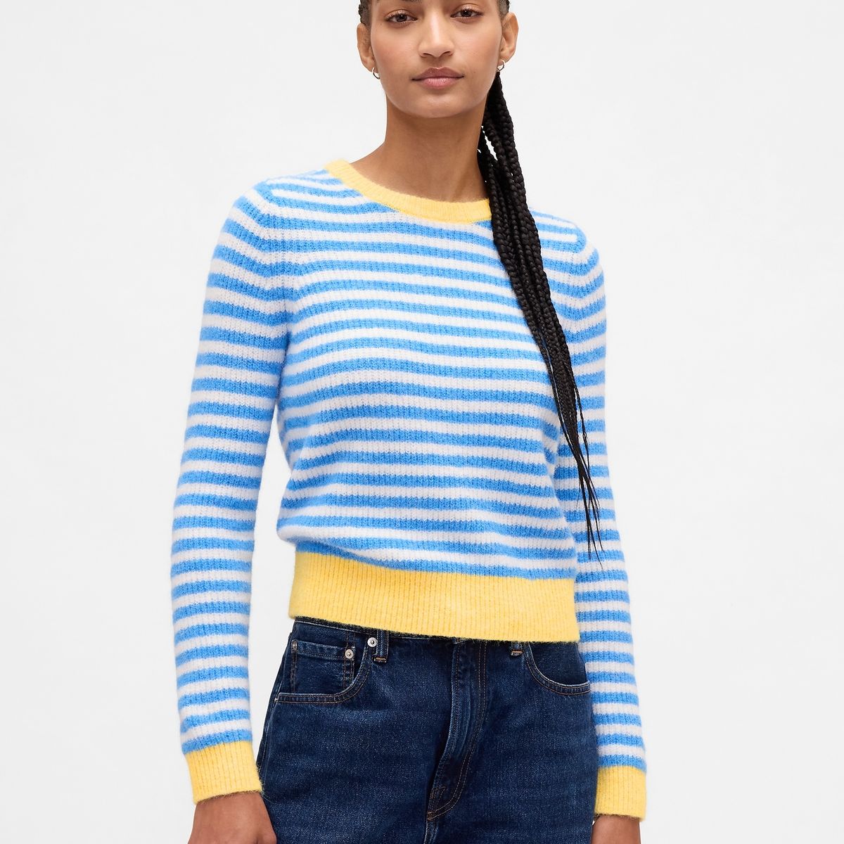 GAP - Sweater Mujer Cashsoft Blanco Gap