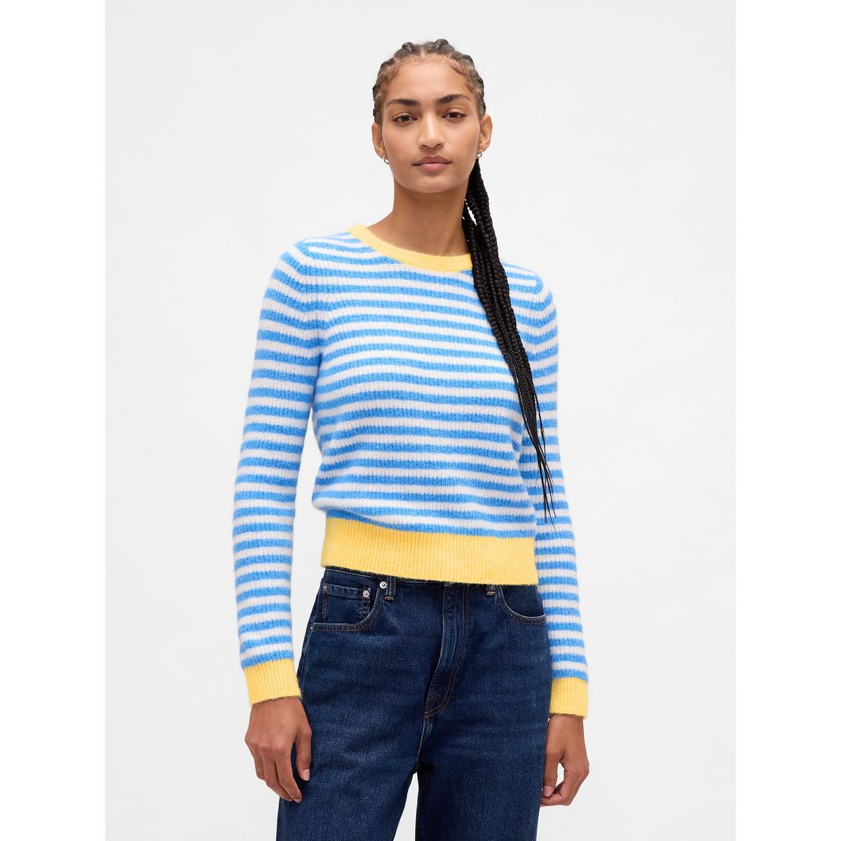 GAP - Sweater Mujer Cashsoft Blanco Gap