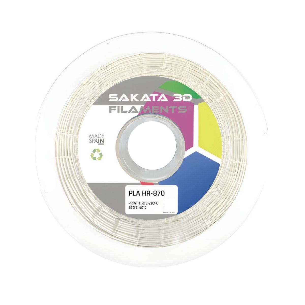 SAKATA 3D - Filamento Sakata PLA HR-870 Blanco 1Kg