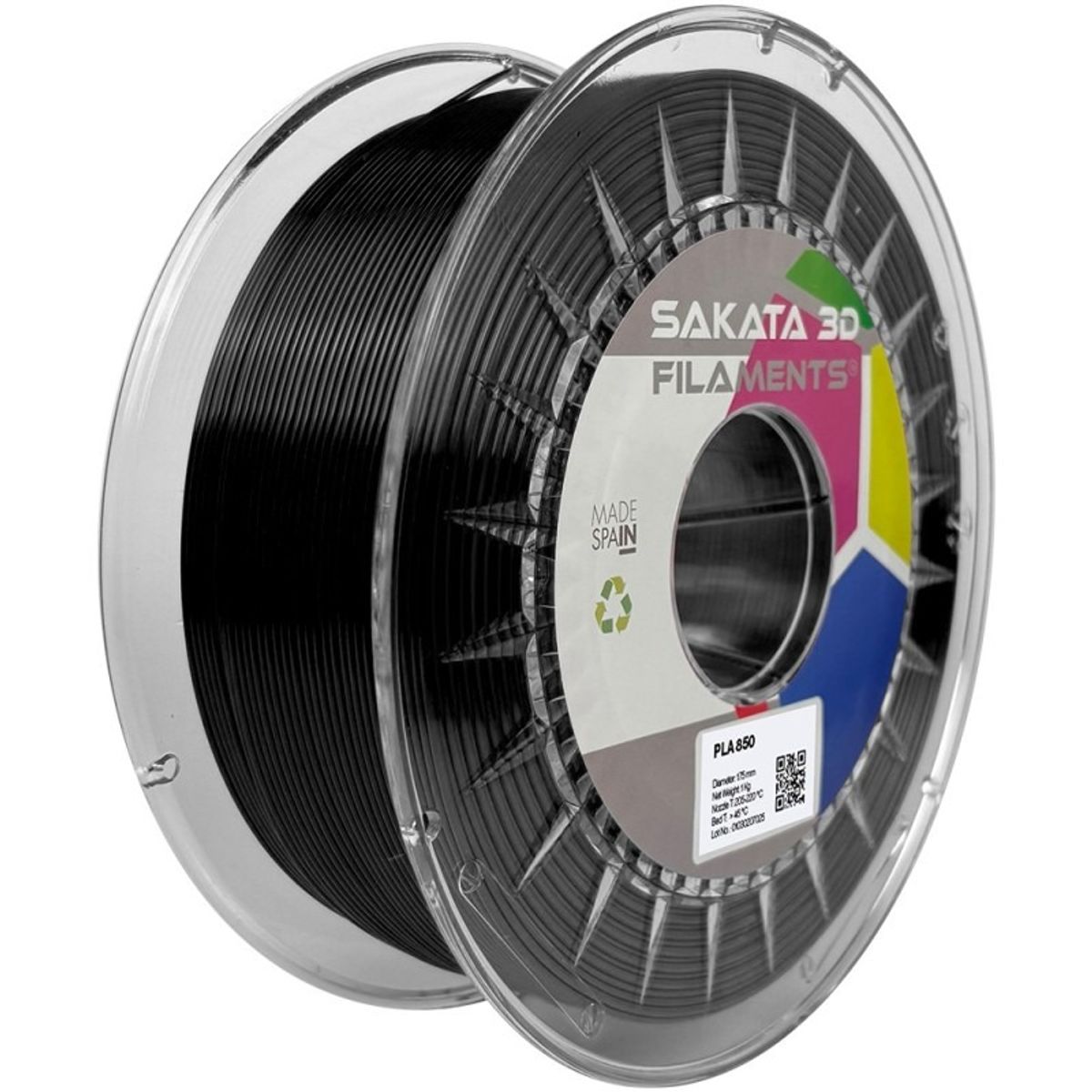 SAKATA 3D - Filamento Sakata PLA 850 MAGIC Carbon 1,75mm 1kg