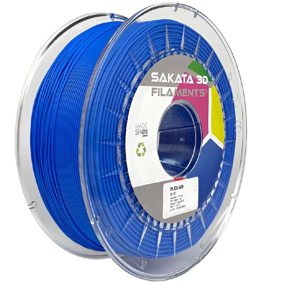 SAKATA 3D - Filamento Sakata FleX-920 Azul 1,75mm 1kg