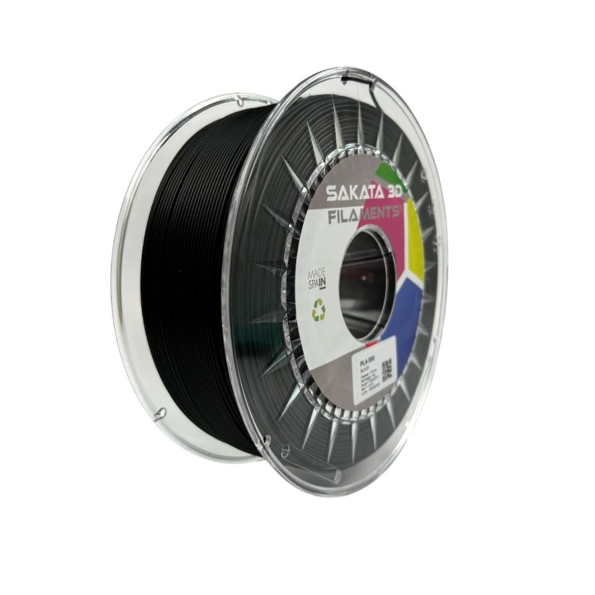 SAKATA 3D - Filamento Sakata PLA 850 Negro 1,75mm 1kg